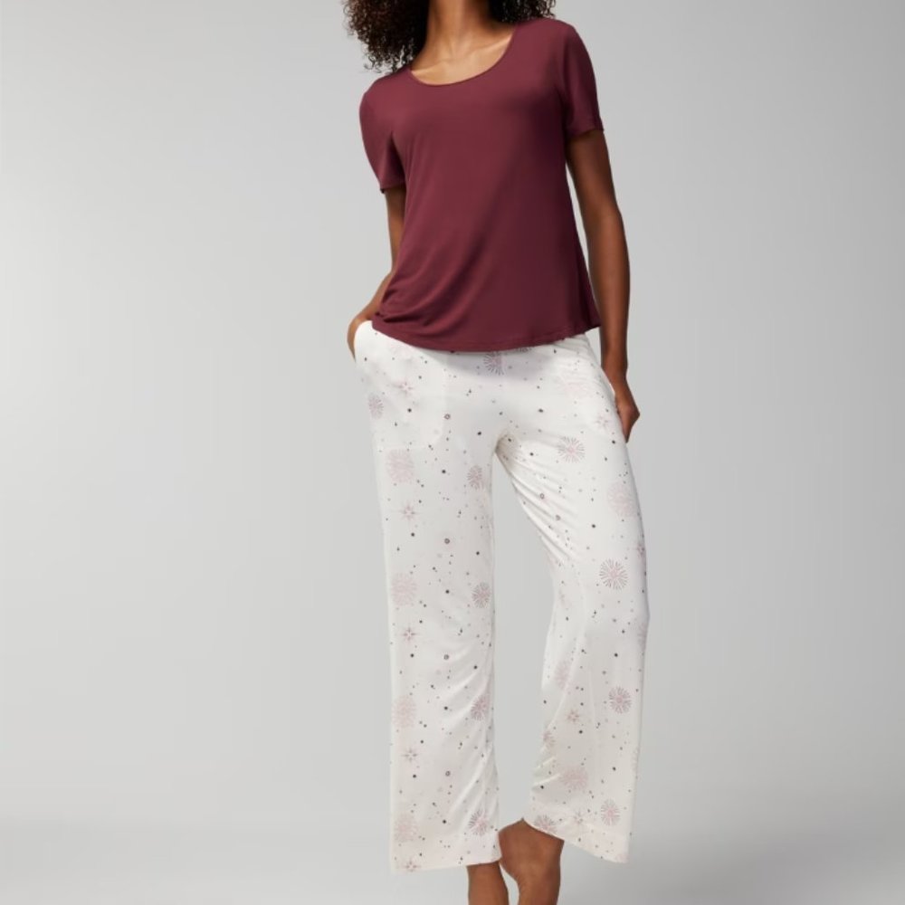 NWT Soma COOL NIGHTS Short-Sleeve Pj Set - Picture 2 of 5